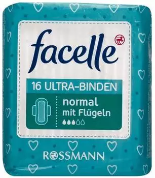 Facelle 16 Ultra-Binden normal mit Flügeln
