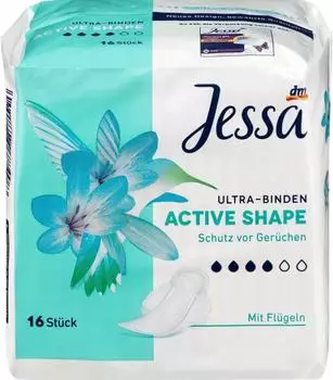 Jessa Ultra-Binden Active Shape normal mit Flügeln