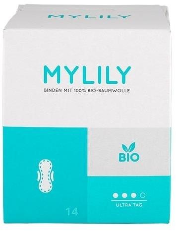 Mylily Binden mit 100% Bio-Baumwolle Ultra Tag mit Flügeln