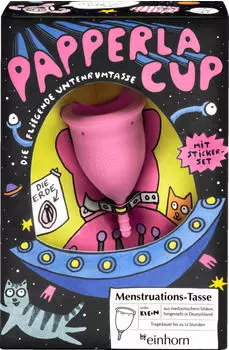 Einhorn Papperlacup Menstruations-Tasse Gr. 1 klein