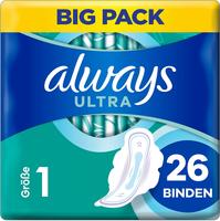 Always Ultra M&auml;&szlig;ige Periodenbinden Gr. 1 Normal BigPack 26 St&uuml;ck
