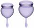 Satisfyer Feel Good Menstrual Cup (15 + 20 ml) violet
