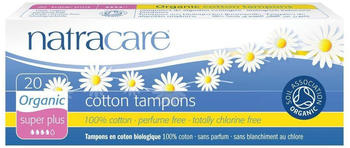 Natracare Bio-Baumwolle Tampons Super Plus (20 Stk.)