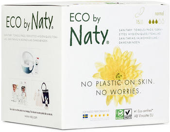 Naty Eco Damenbinden normal (15 Stk.)