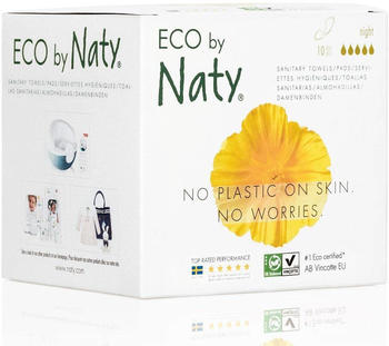Naty Eco Damenbinden Nacht (10 Stk.)