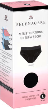 SelenaCare Menstruationsunterw&auml;sche Hipster schwarz Gr. L