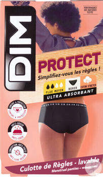 Dim Black Menstrual Underwear - Medium Flow - 36/38