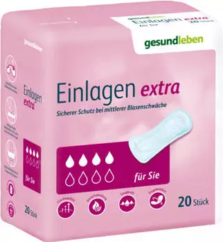 Gehe GESUND LEBEN Einlagen extra 20 Stk.