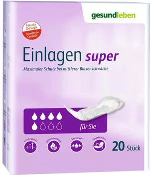 Gehe Gesund Leben Einlagen super (20 Stk.)