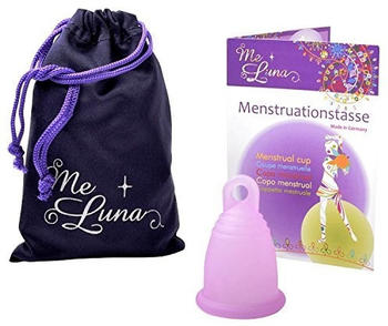 Me Luna Menstruationstasse Soft - Ring - Rosa - Größe S