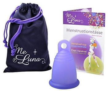 Me Luna Menstruationstasse Sport - Ring - Blau-Violett - Größe XL