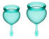 Satisfyer Feel Good Menstrual Cup (15 + 20 ml) dark green