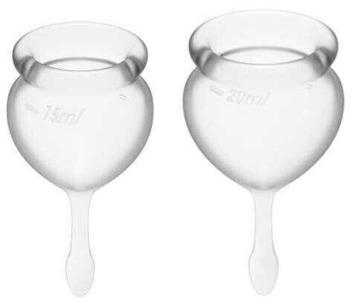 Satisfyer Feel Good Menstrual Cup (15 + 20 ml) white