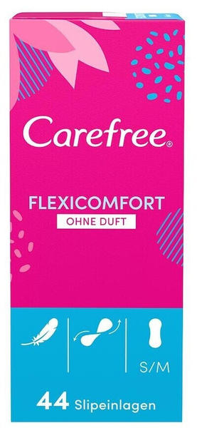 Carefree Slipeinlagen FlexiComfort ohne Duft (44Stk.)
