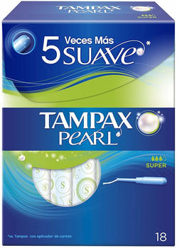 Tampax Pearl Super Tampons with Applicator 18 Pack