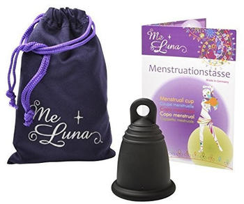 Me Luna Menstruationstasse Classic - Ring - Schwarz - Größe L