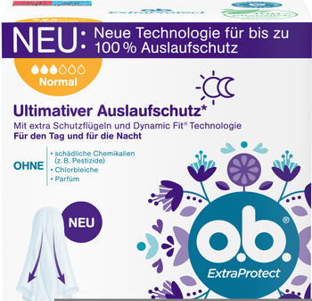 o.b. Tampons Extra Protect Tag+Nacht Normal (56 Stk.)