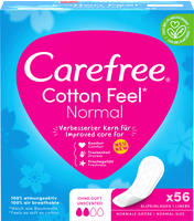 Carefree Cotton Feel Normal unscented Sl 56 St