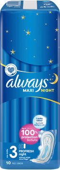 Always Maxi ProFresh Night Binde (10 Stk.)