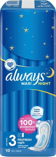 Always Maxi ProFresh Night Binde (10 Stk.)