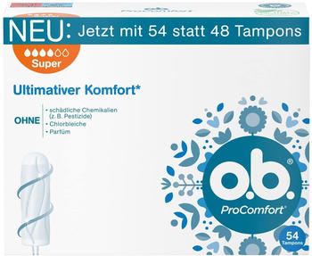 o.b. ProComfort Super Tampons (54 Stk.)