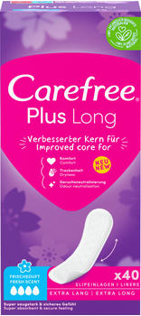 Carefree Plus Long Slipeinlagen mit Frischeduft (40 Stk.)