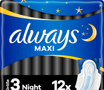 Always Maxi Night Damenbinden mit Flügeln Gr. 3 (12 Stk.)