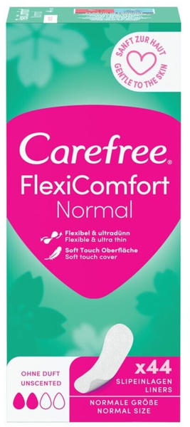 Carefree FlexiComfort Normal Slipeinlagen ohne Duft (12 x 44 Stk.)