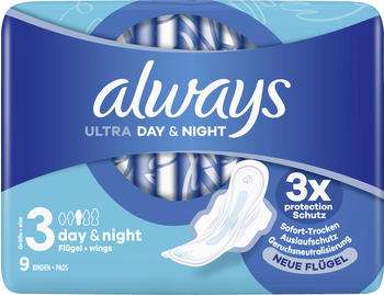 Always Ultra Day & Night Binden mit Flügeln (9 Stk.)