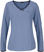H.I.S Pyjama Set, 2 tlg. mit garngef&auml;rbten Streifen