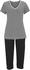 H.I.S Jeans Capri-Pyjama (391651) black/striped