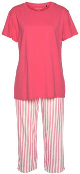 Schiesser Pure Stripes Schlafanzug (176986) pink