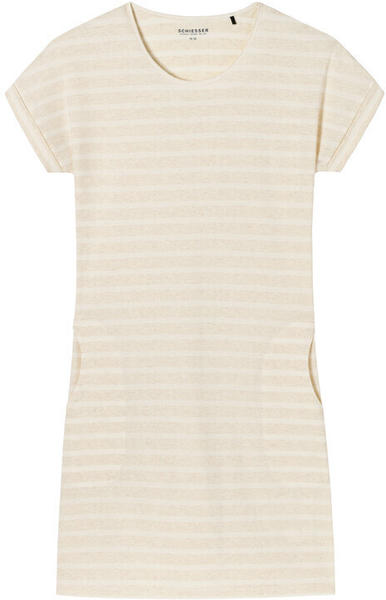Schiesser Sleepshirt kurzarm Essential Stripes (178043) natur-mel