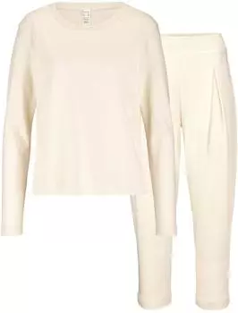 hessnatur Pyjama aus reiner Bio-Baumwolle (53679) natur