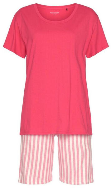 Schiesser Pure Stripes Pajamas (176985) pink