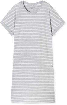 Schiesser Sleepshirt kurzarm Streifen silbergrau-meliert - Casual Essentials (181251) Schiesser Sleepshirt kurzarm Streifen silbergrau-meliert - Casual Essentials (181251)