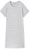 Schiesser Sleepshirt kurzarm Streifen silbergrau-meliert - Casual Essentials (181251)