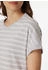 Schiesser Sleepshirt kurzarm Streifen silbergrau-meliert - Casual Essentials (181251)