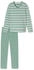 grün meliert - Casual: Schiesser Schlafanzug lang Casual Essentials (181756)