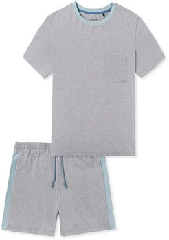 Schiesser Casual Nightwear Pyjama (181238) dunkelgrau-mel