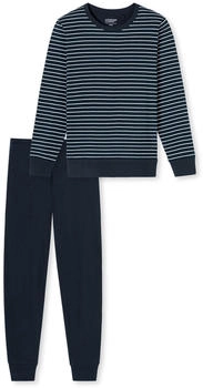 Schiesser Basic Schlafanzug (181753) marine