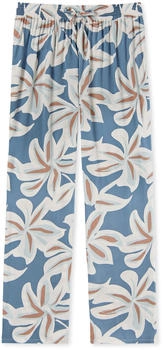 Schiesser Loungehose lang Viskose Blumenprint multicolor blue Mix+Relax (181198)