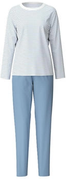 Calida Cotton Stripes Pyjama (48491) endless sky
