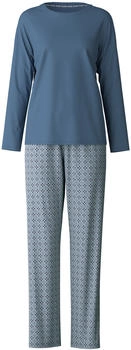 Calida Ornament Nights Pyjama (41139) blue