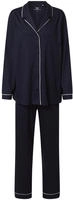 CALIDA Schlafanzug "Night Lovers" 2 tlg. Knopfleiste, Pure Cotton,