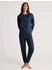 Calida Sweet Dreams Bündchen-Pyjama (42338) peacoat blue
