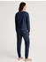Calida Sweet Dreams Bündchen-Pyjama (42338) peacoat blue