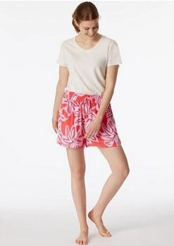 Schiesser Loungehose kurz Viskose Blumenprint multicolor - Mix+Relax (181197)