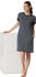 Schiesser Sleepshirt kurzarm Streifen nachtblau - Casual Essentials (181251)