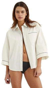 Marc O'Polo x SOPHIA ROE Lounge-Shirt white cotton (10222767_Q152)